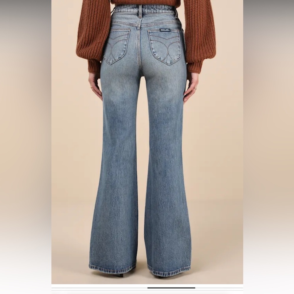 NWT EASTCOAST Flare Medium Wash Jeans size 28 - Picture 4 of 8